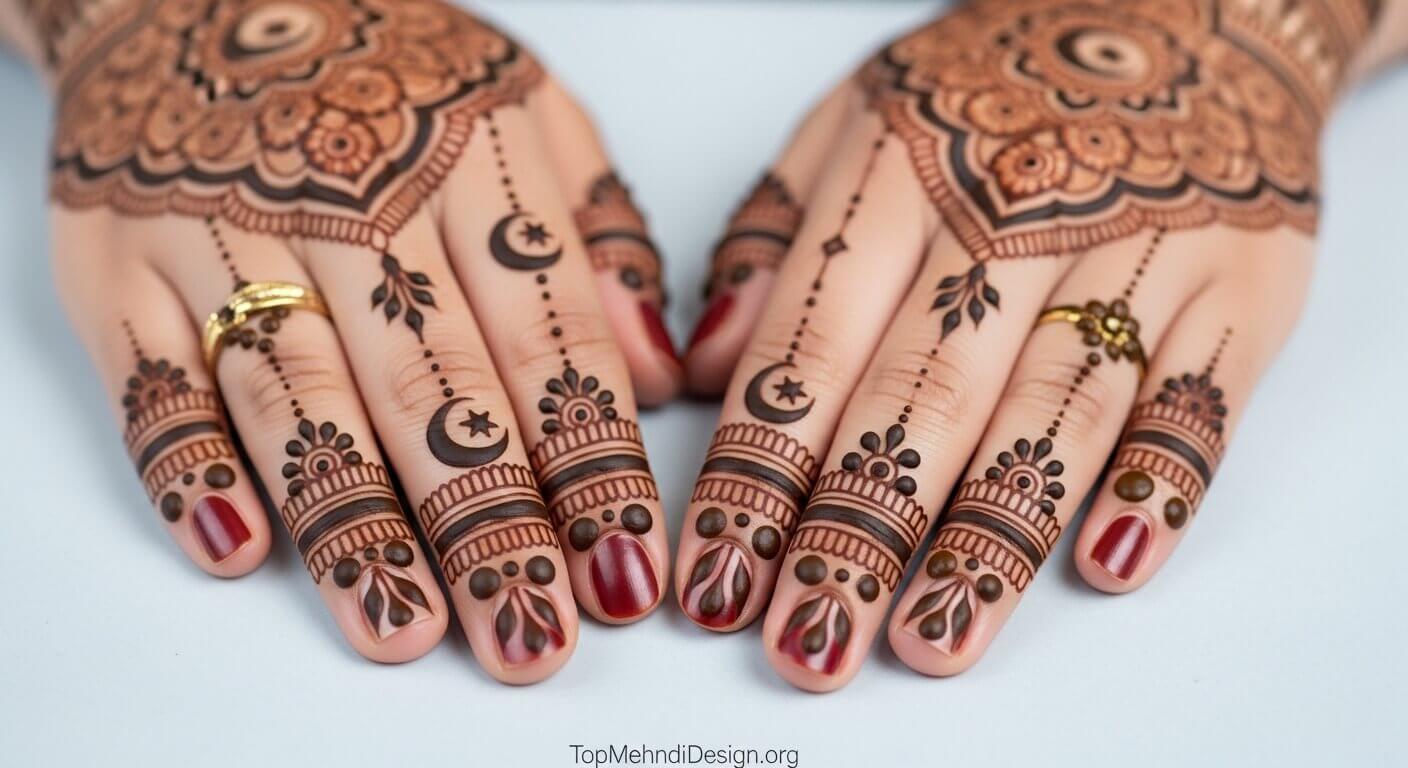 Finger Mehndi Design for Eid ul Adha 2026