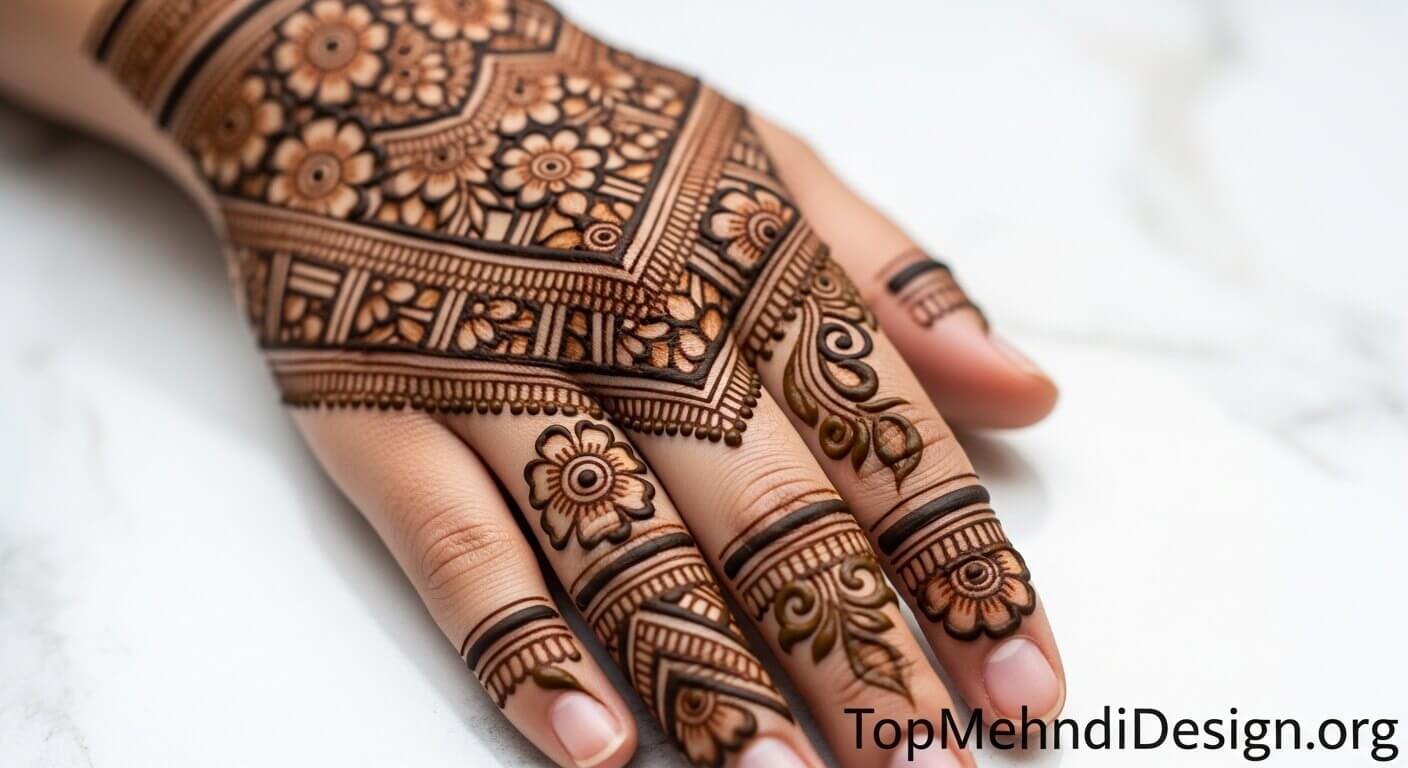 Finger Mehndi Design for Eid ul Adha 2026