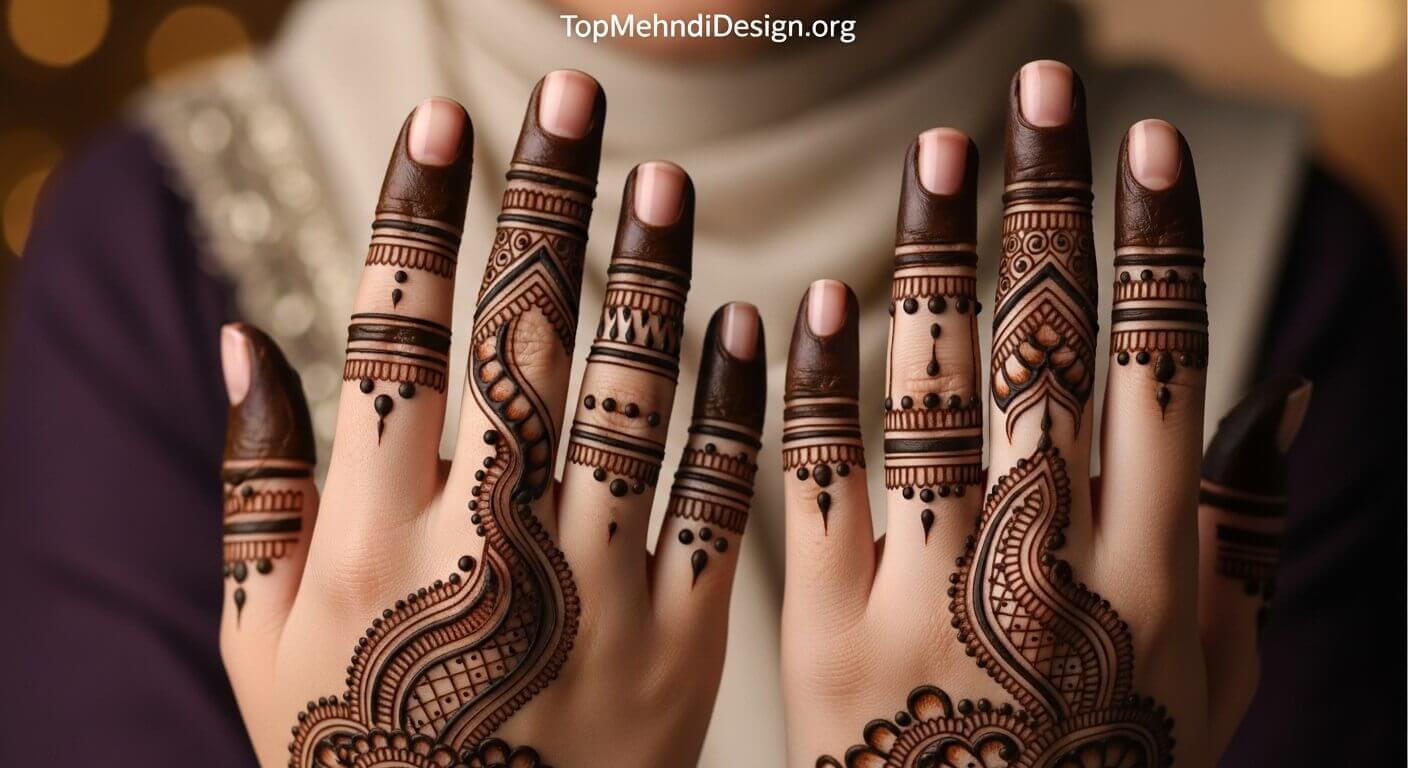 Finger Mehndi Design for Eid ul Adha 2026