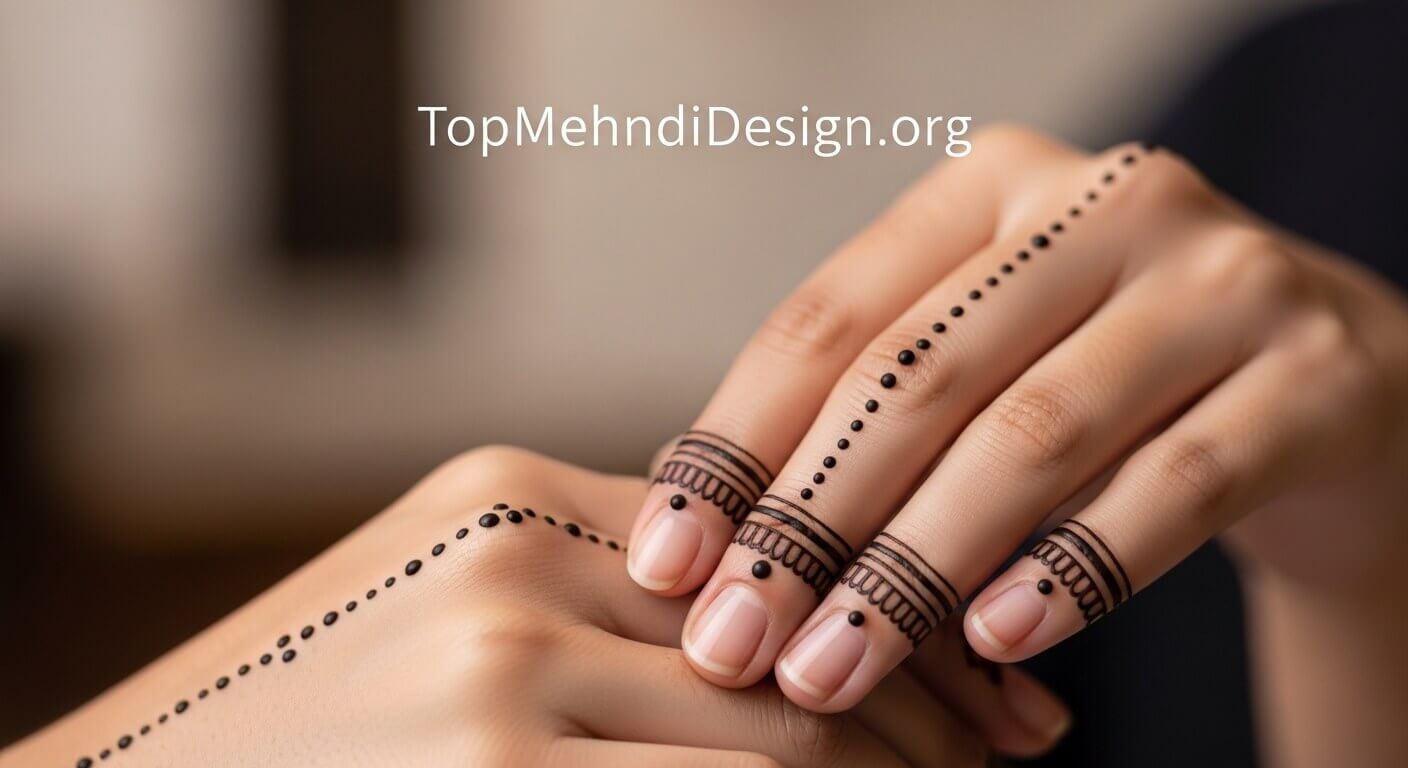 Finger Mehndi Design for Eid ul Adha 2026