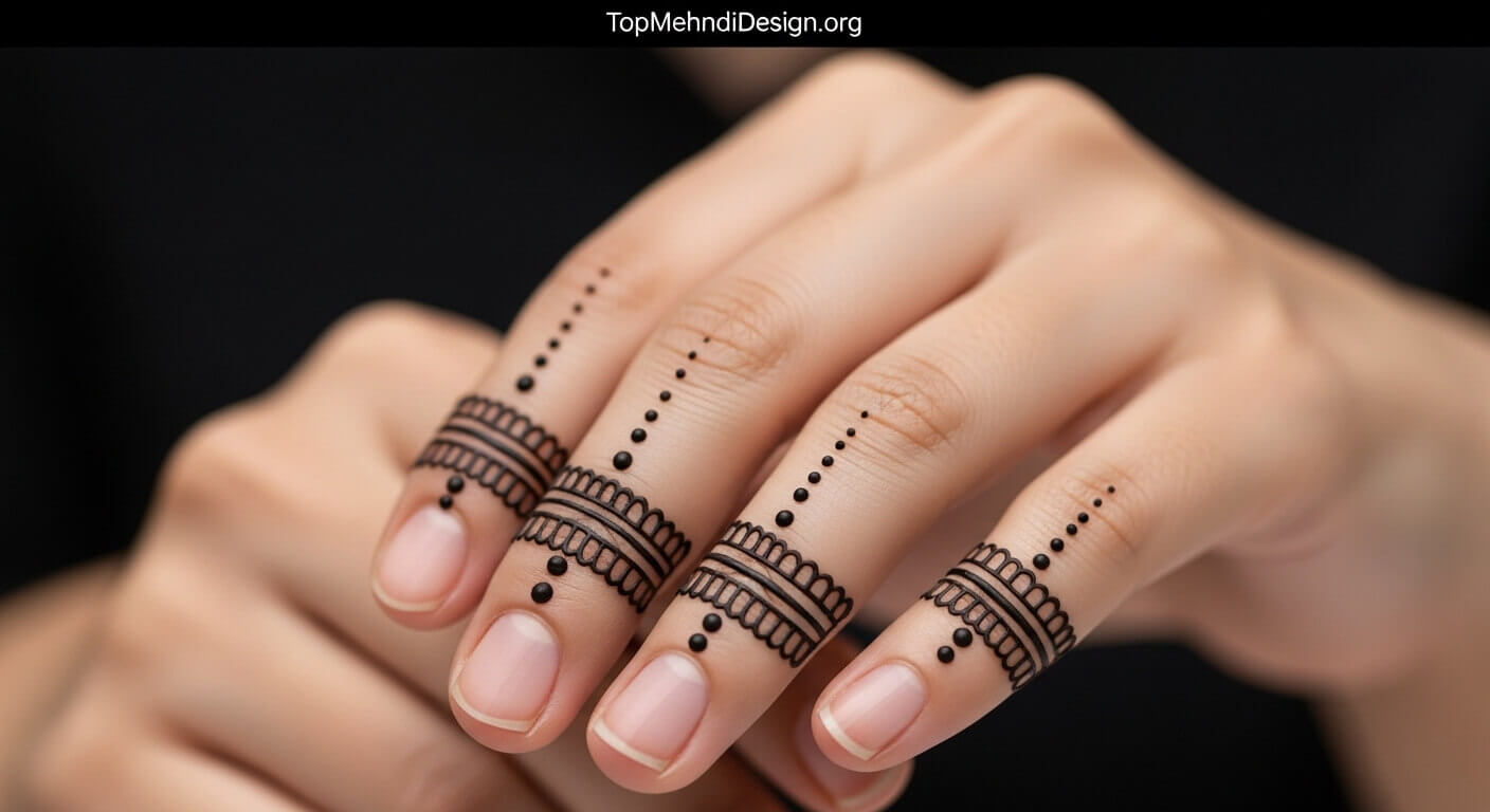 Finger Mehndi Design for Eid ul Adha 2026