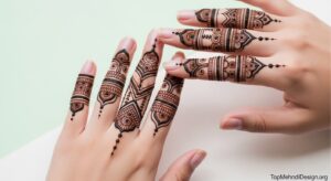Finger Mehndi Design for Eid ul Adha 2026