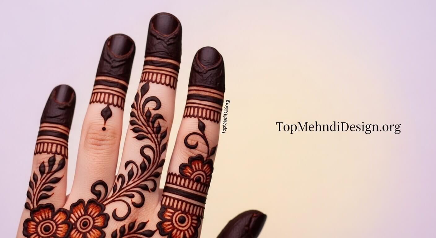 Finger Mehndi Design for Eid ul Adha 2026