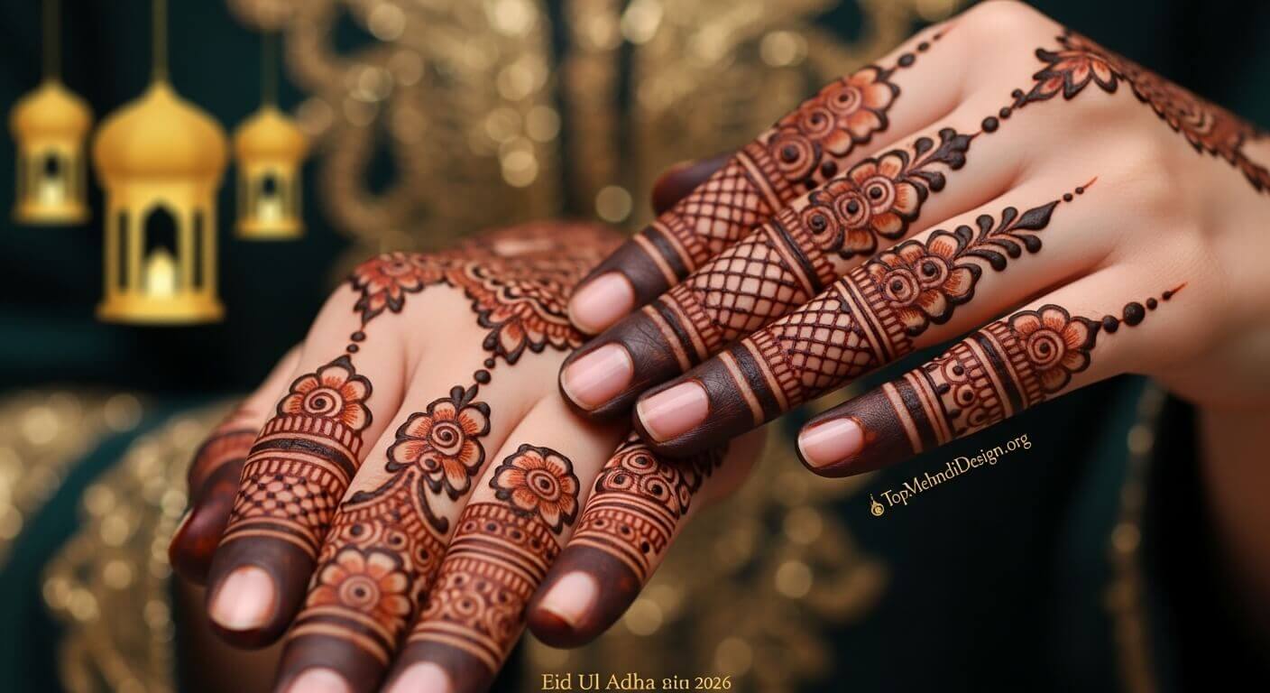 Finger Mehndi Design for Eid ul Adha 2026