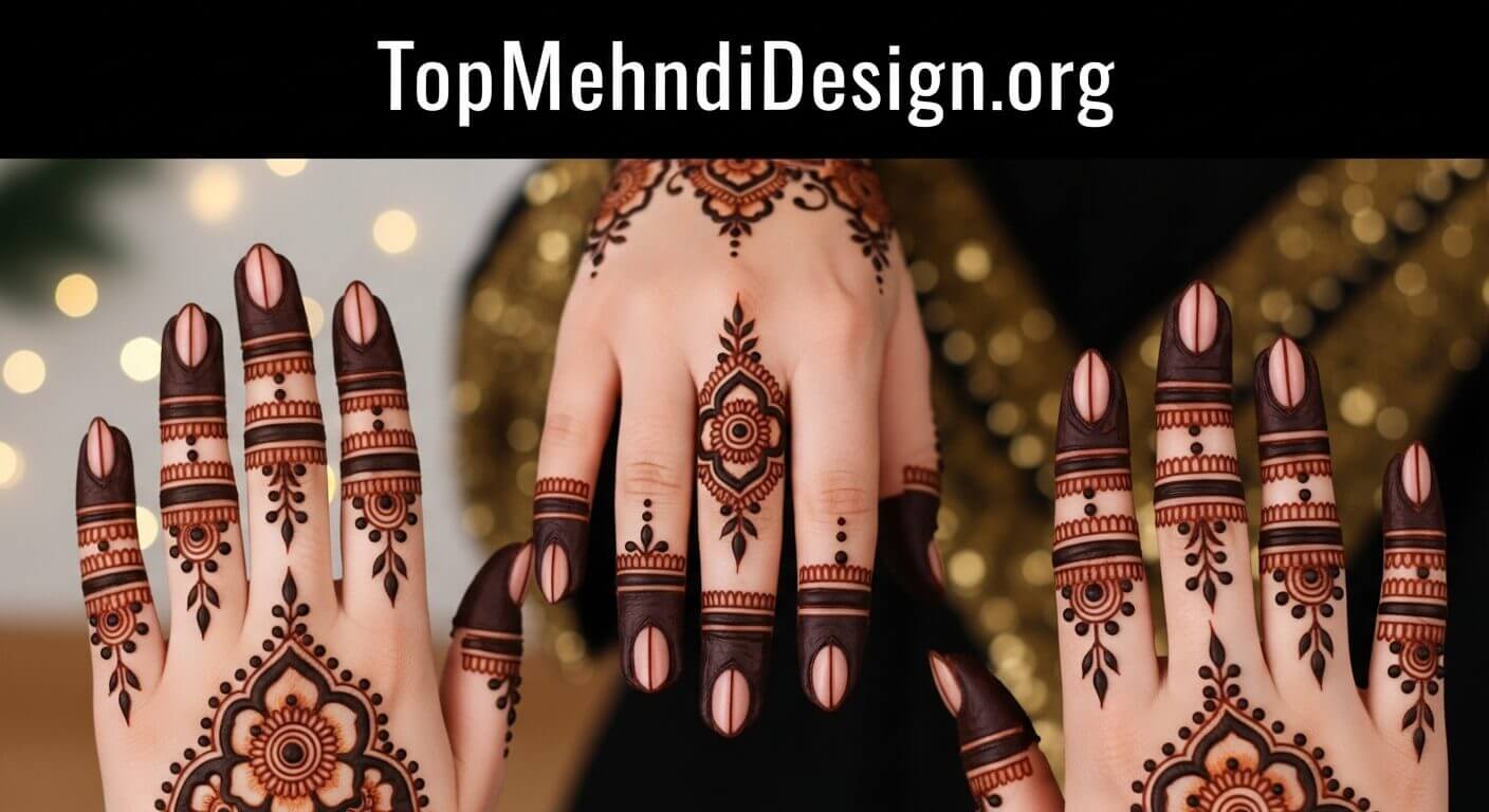 Finger Mehndi Design for Eid ul Adha 2026