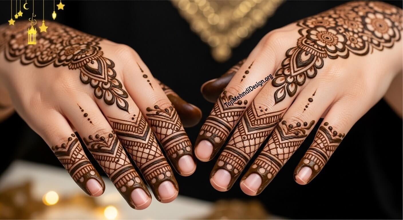Finger Mehndi Design for Eid ul Adha 2026
