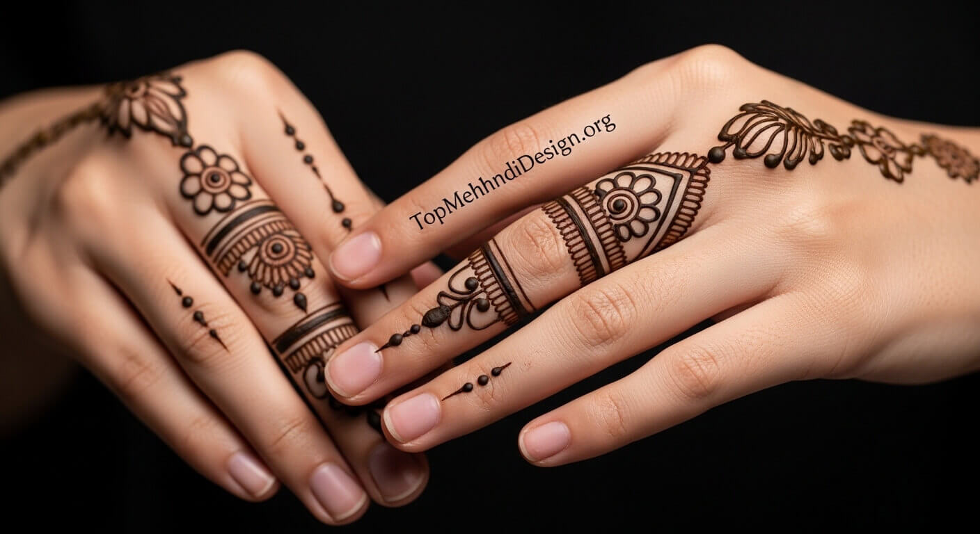 Finger Mehndi Design for Eid ul Adha 2026