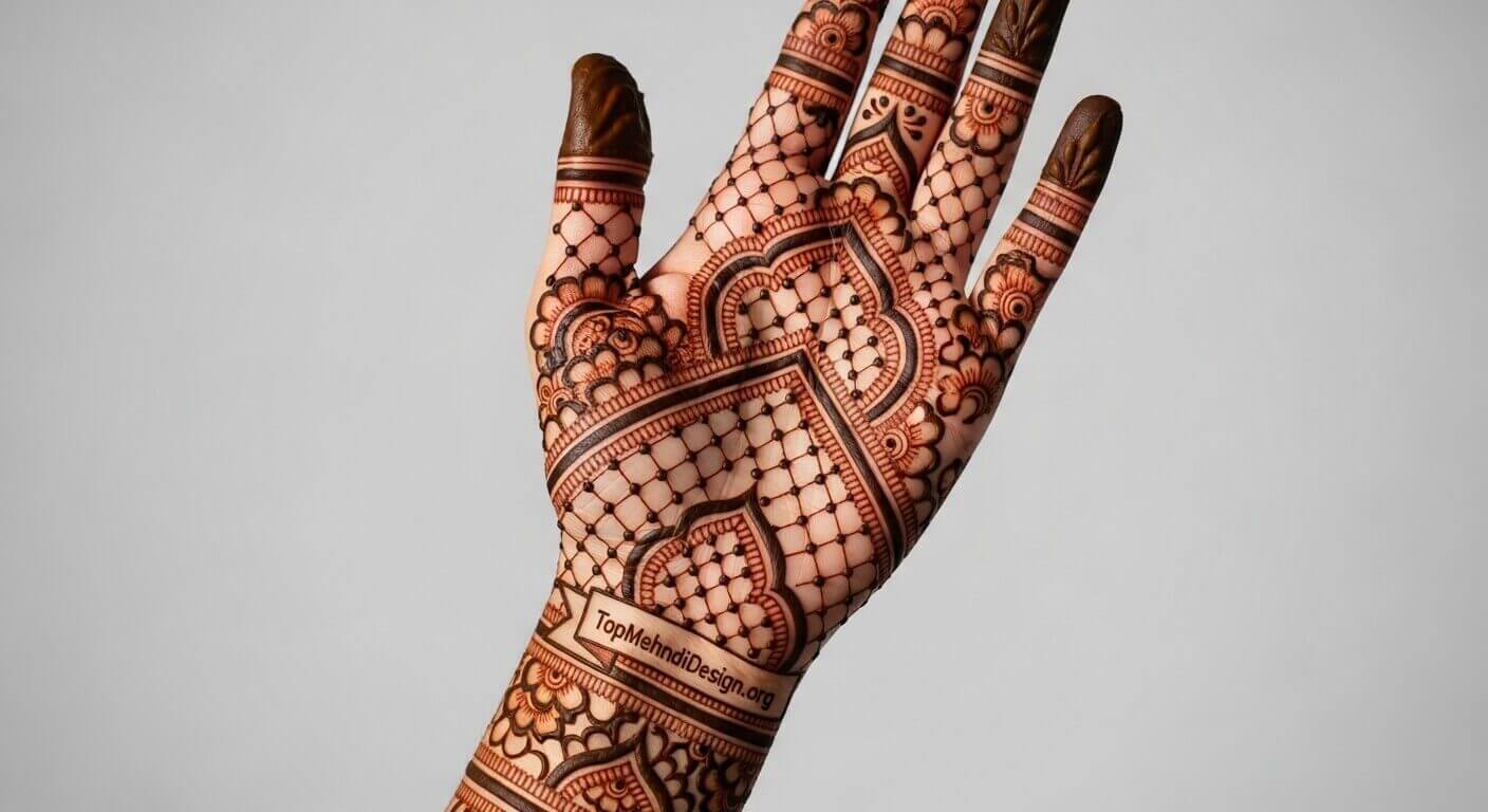 Front Hand Mehndi Design for Eid ul Adha 2026