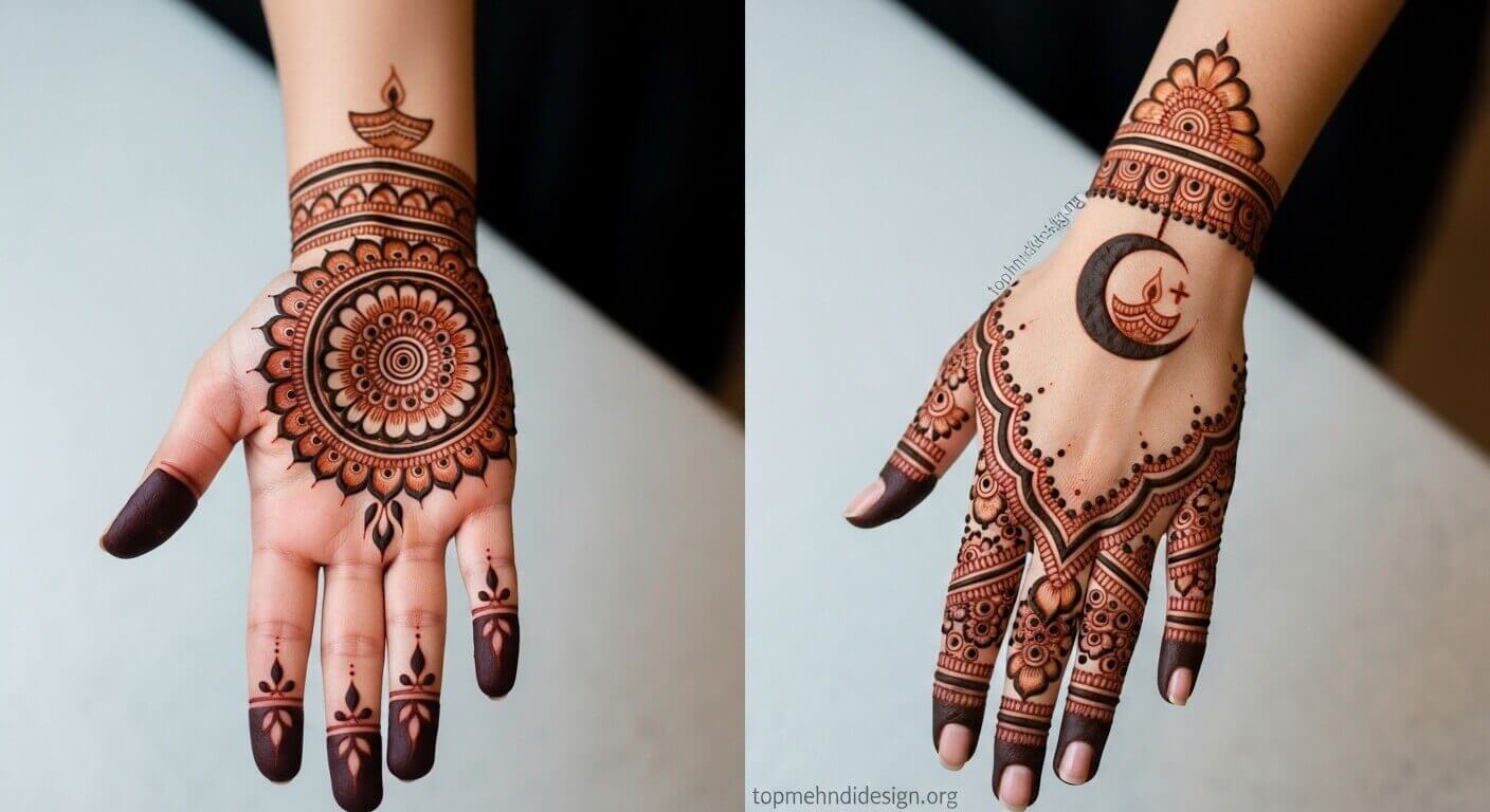 Full Hand Karwa Chauth Mehndi Design 2026