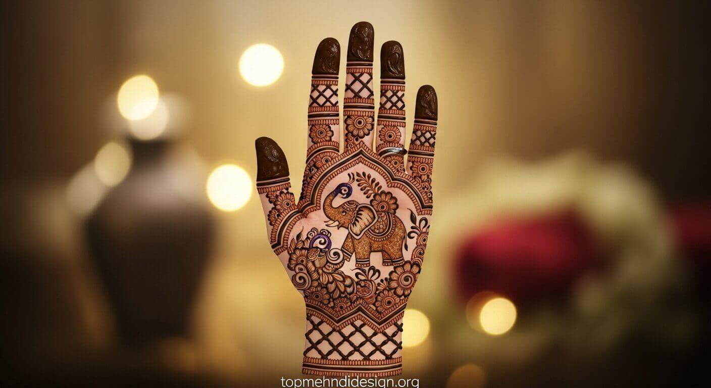 Full Hand Karwa Chauth Mehndi Design 2026