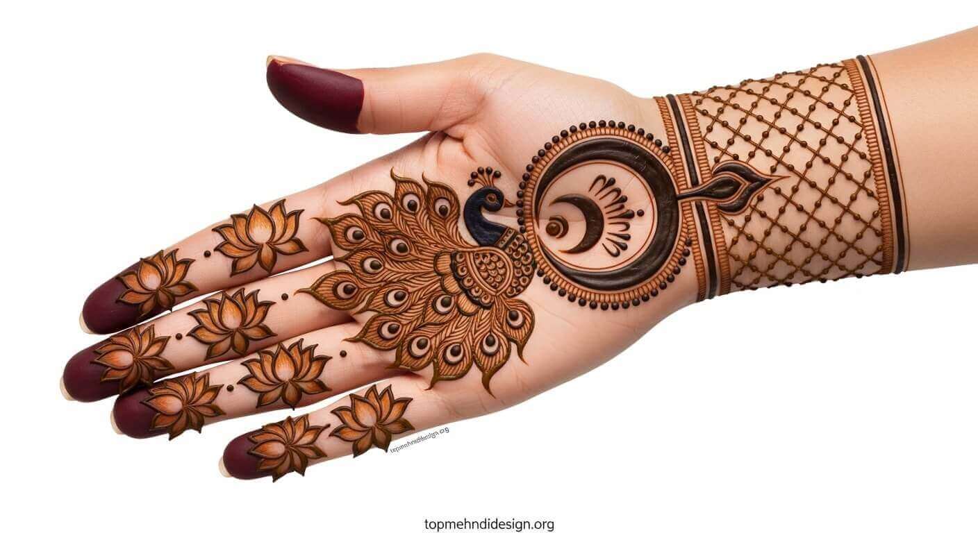 Full Hand Karwa Chauth Mehndi Design 2026
