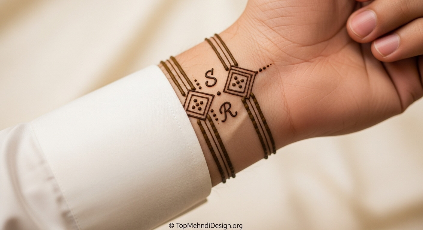 Groom Mehndi Design 2026