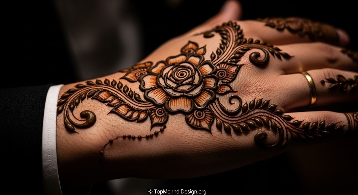 Groom Mehndi Design 2026