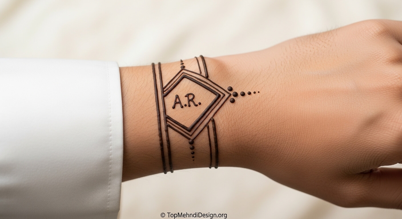 Groom Mehndi Design 2026