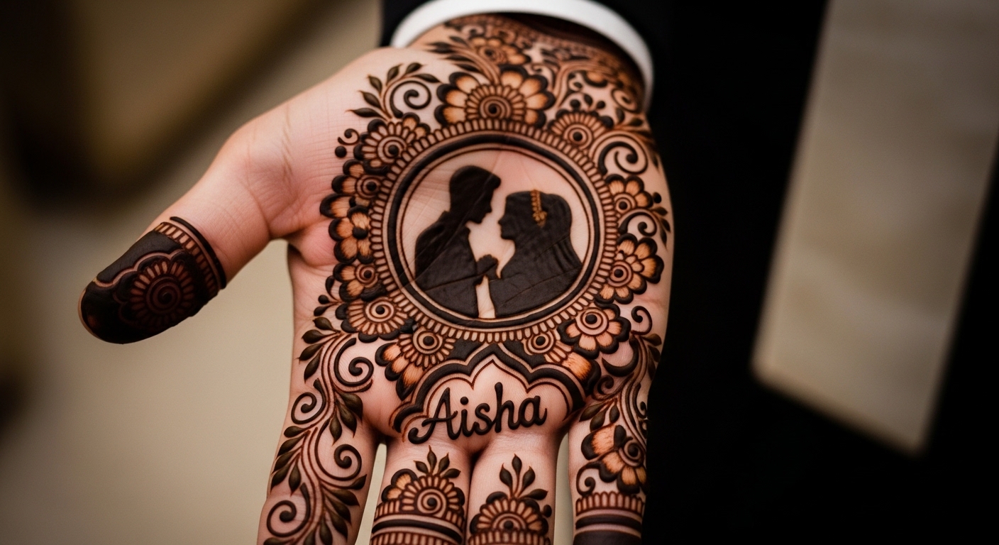 Groom Mehndi Design 2026