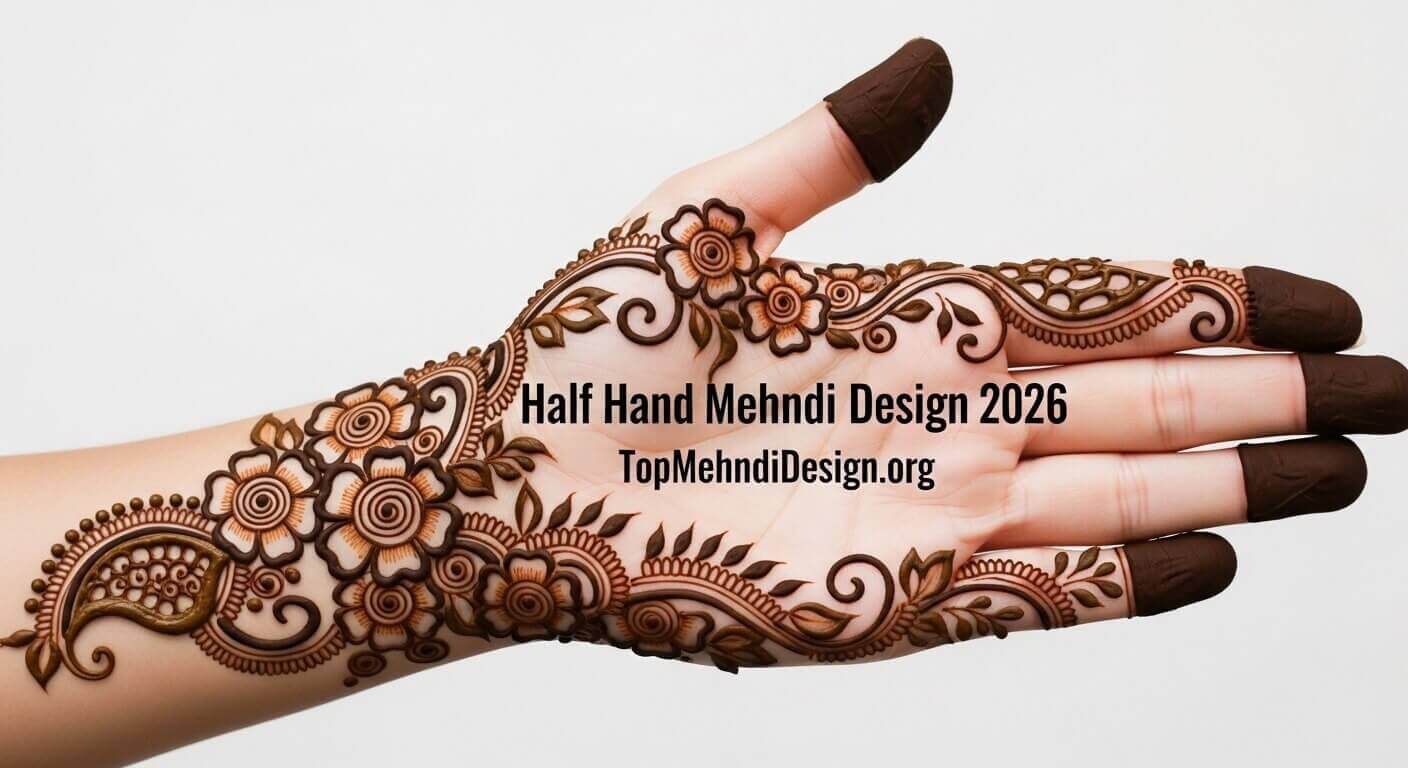 Half Hand Mehndi Design 2026