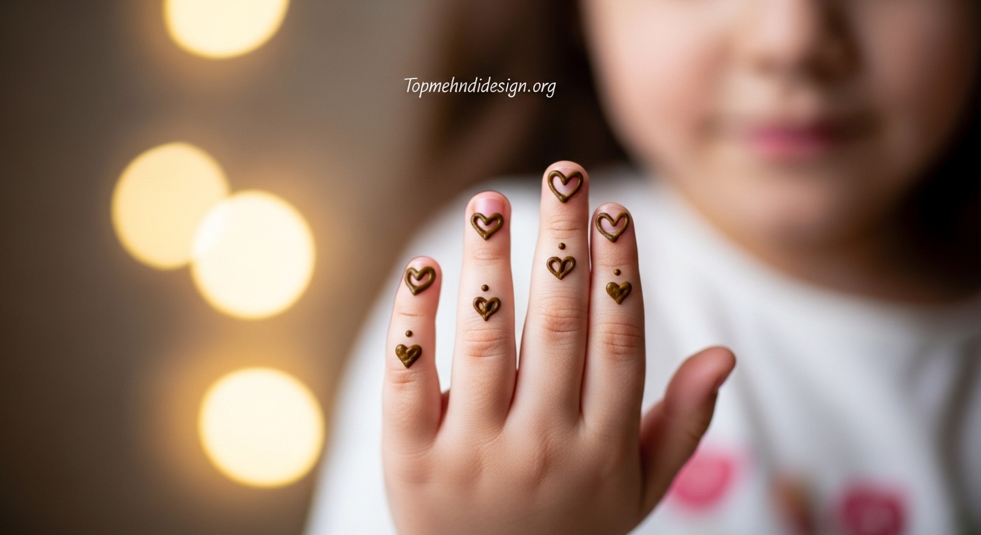 Heart Mehndi Design Simple 2026