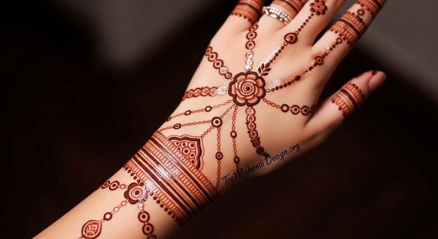 Jewelry Style Mehndi Design 2026