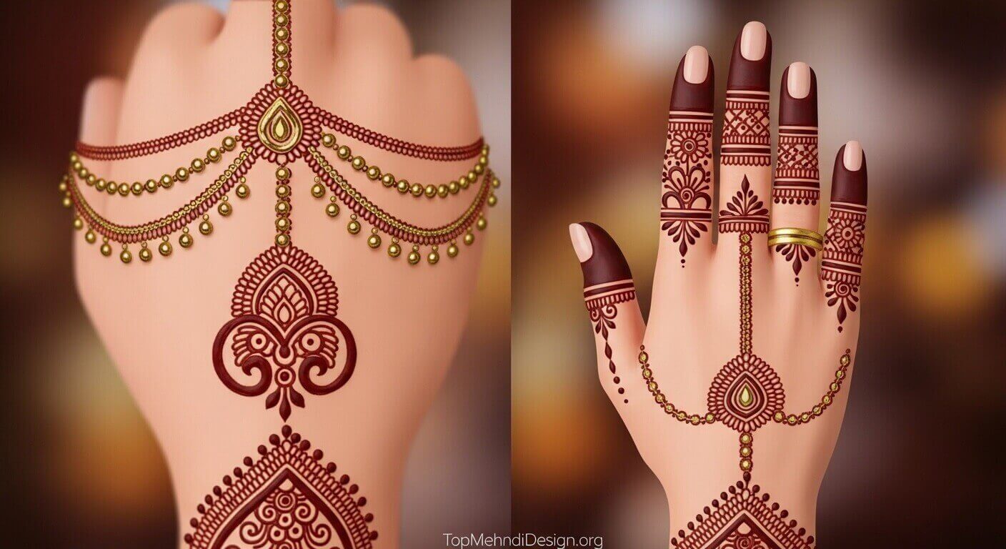 Jewelry Style Mehndi Design 2026
