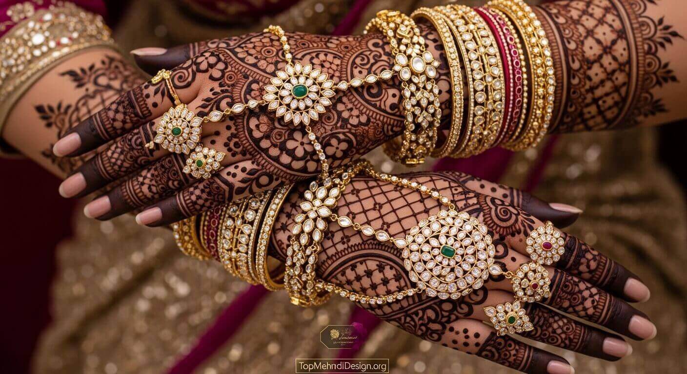 Jewelry Style Mehndi Design 2026