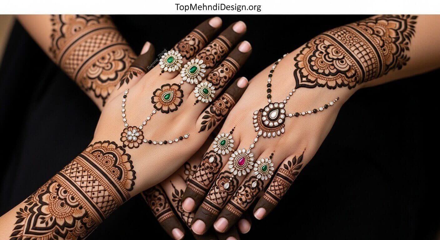 Jewelry Style Mehndi Design 2026