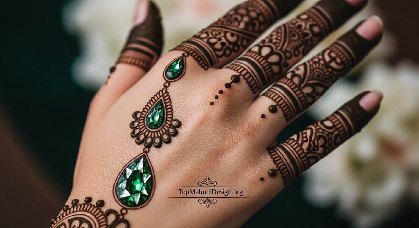 Jewelry Style Mehndi Design 2026