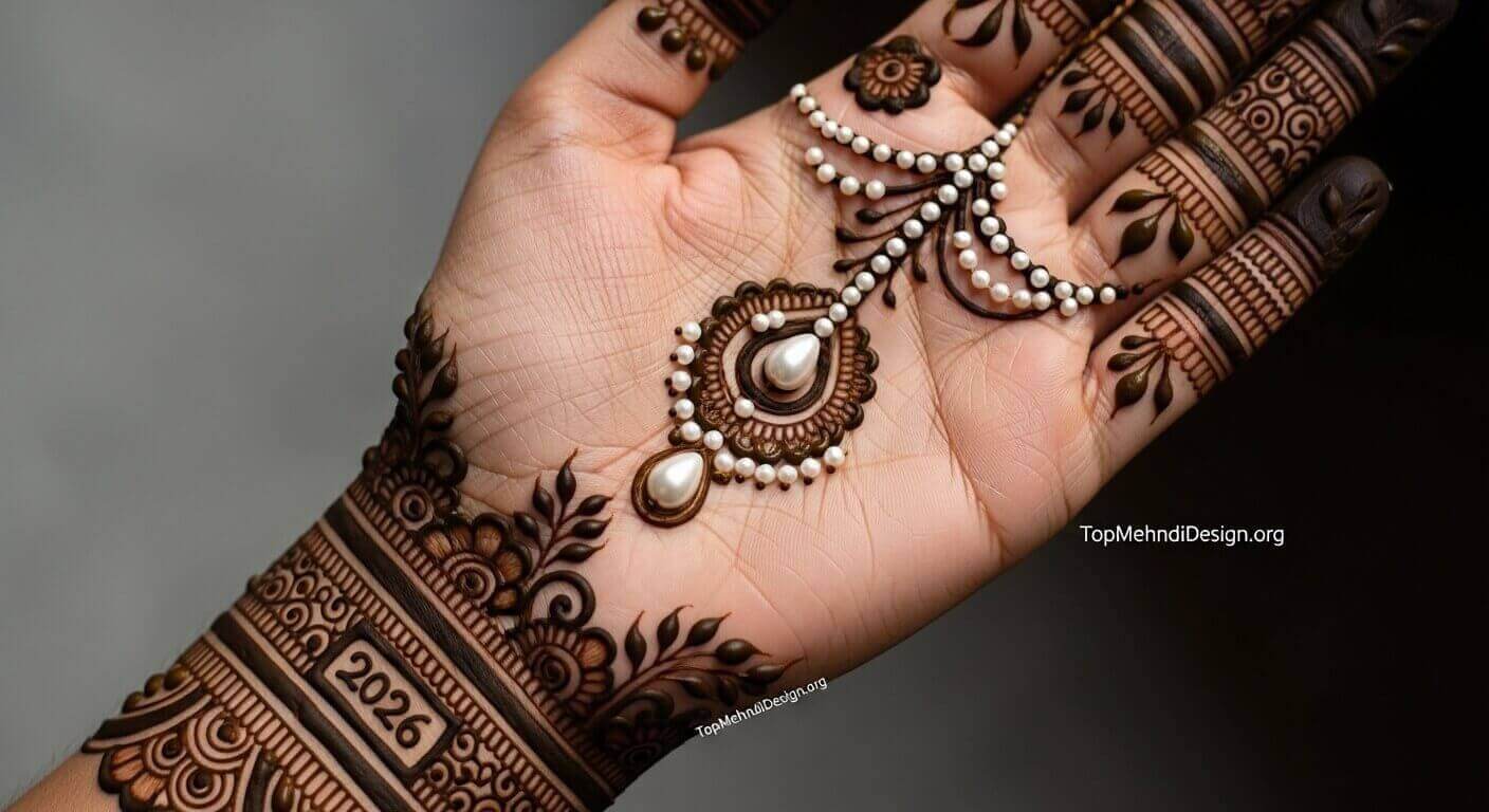 Jewelry Style Mehndi Design 2026