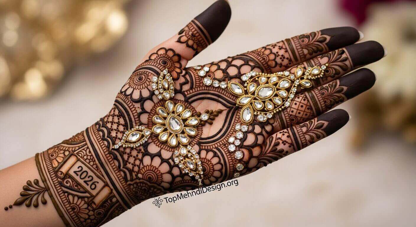 Jewelry Style Mehndi Design 2026