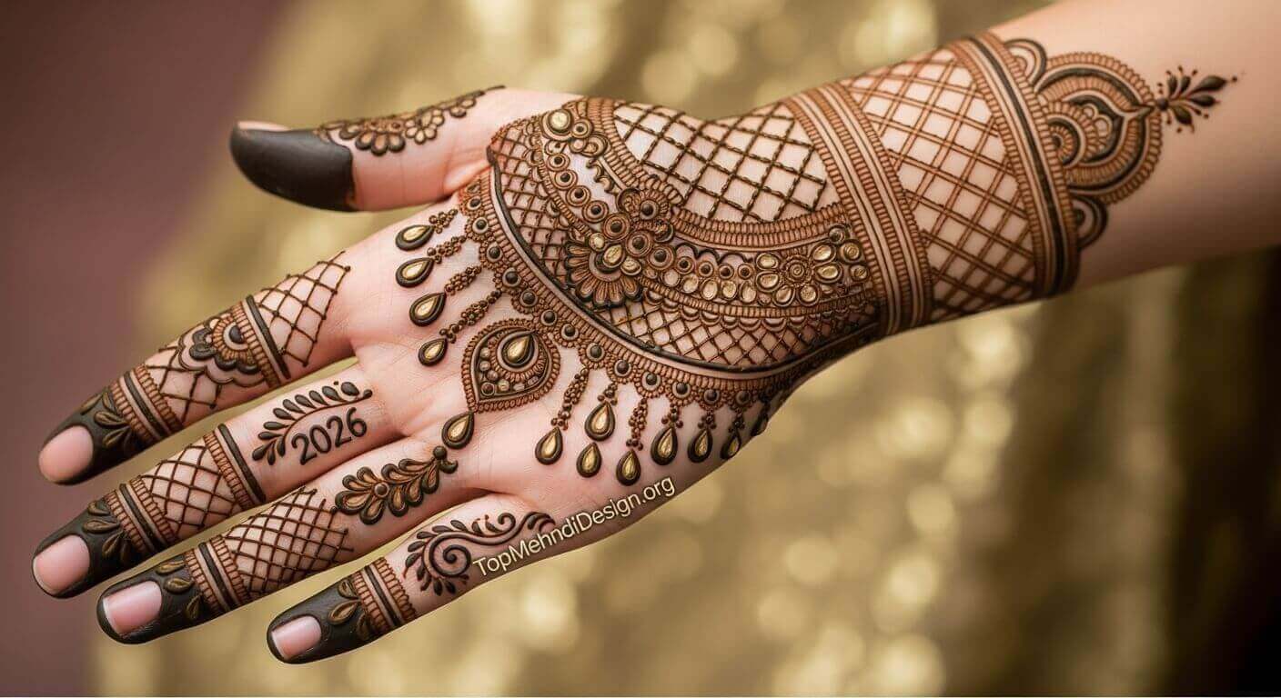 Jewelry Style Mehndi Design 2026