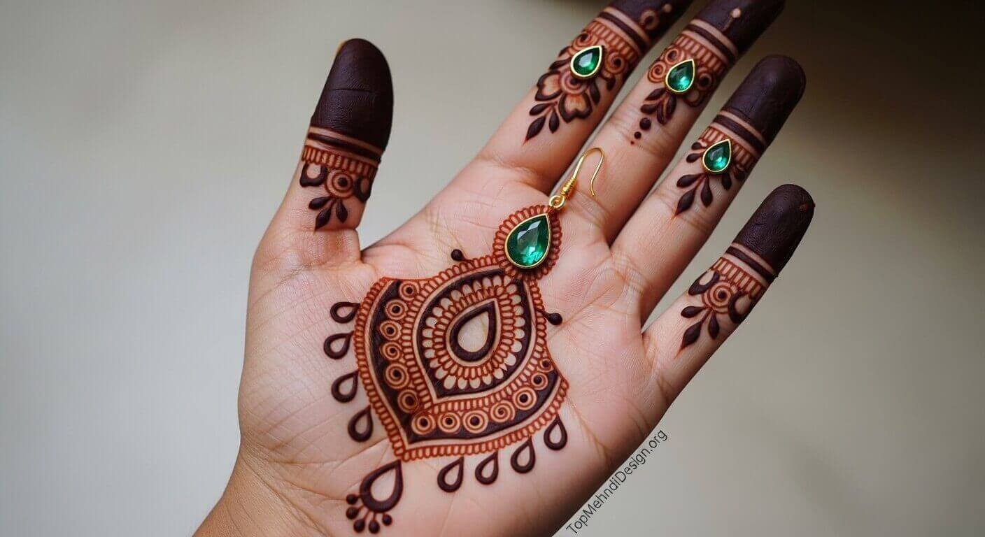 Jewelry Style Mehndi Design 2026