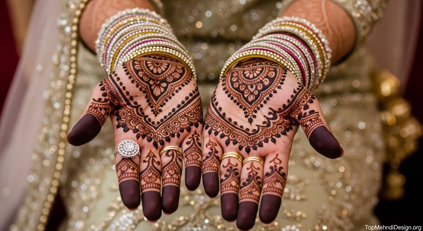 Beautiful Karwa Chauth Mehndi Design 2026