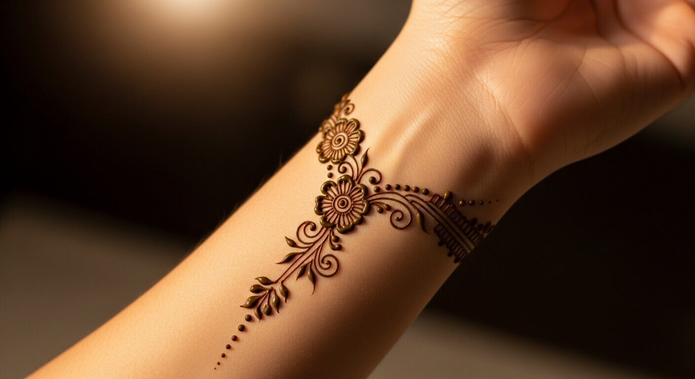 Simple Karwa Chauth Mehndi Design 2026