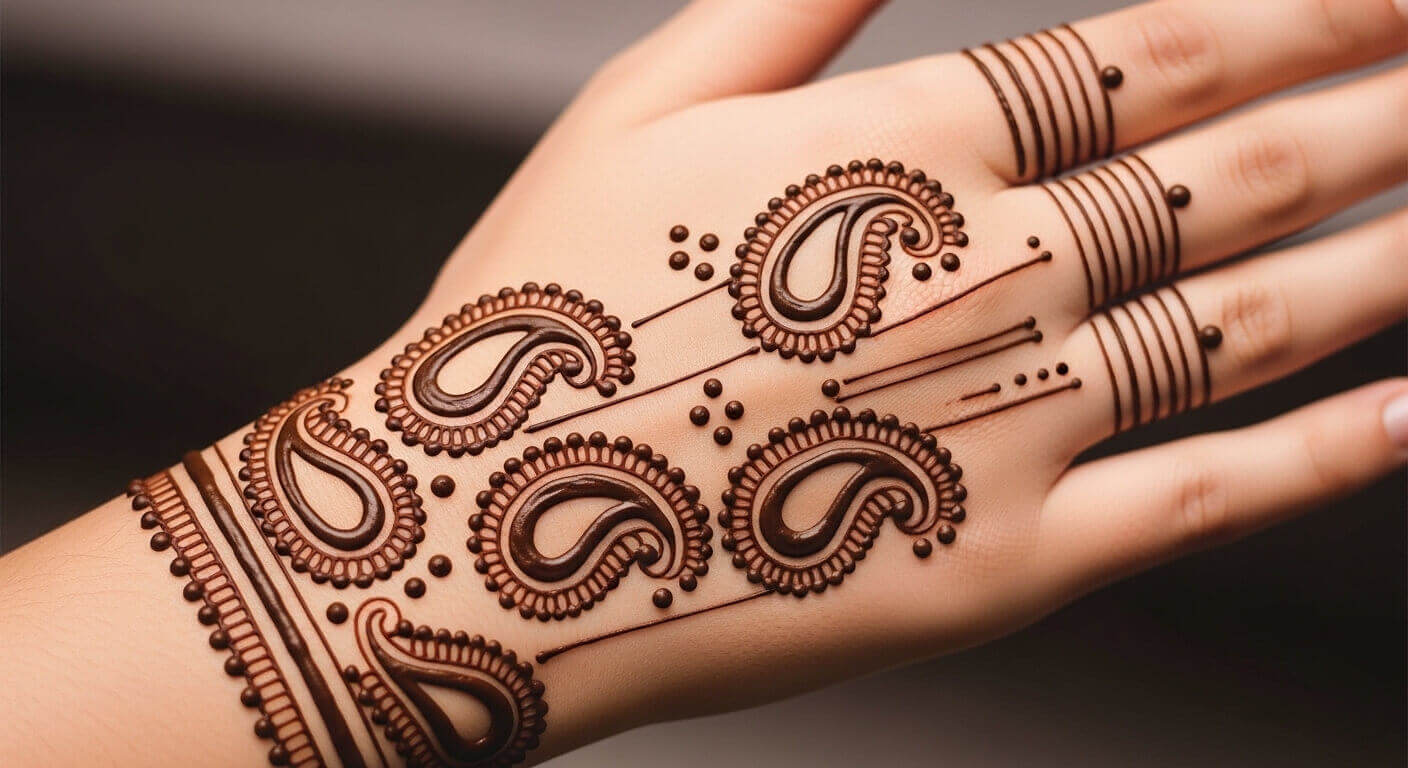 Simple Karwa Chauth Mehndi Design 2026