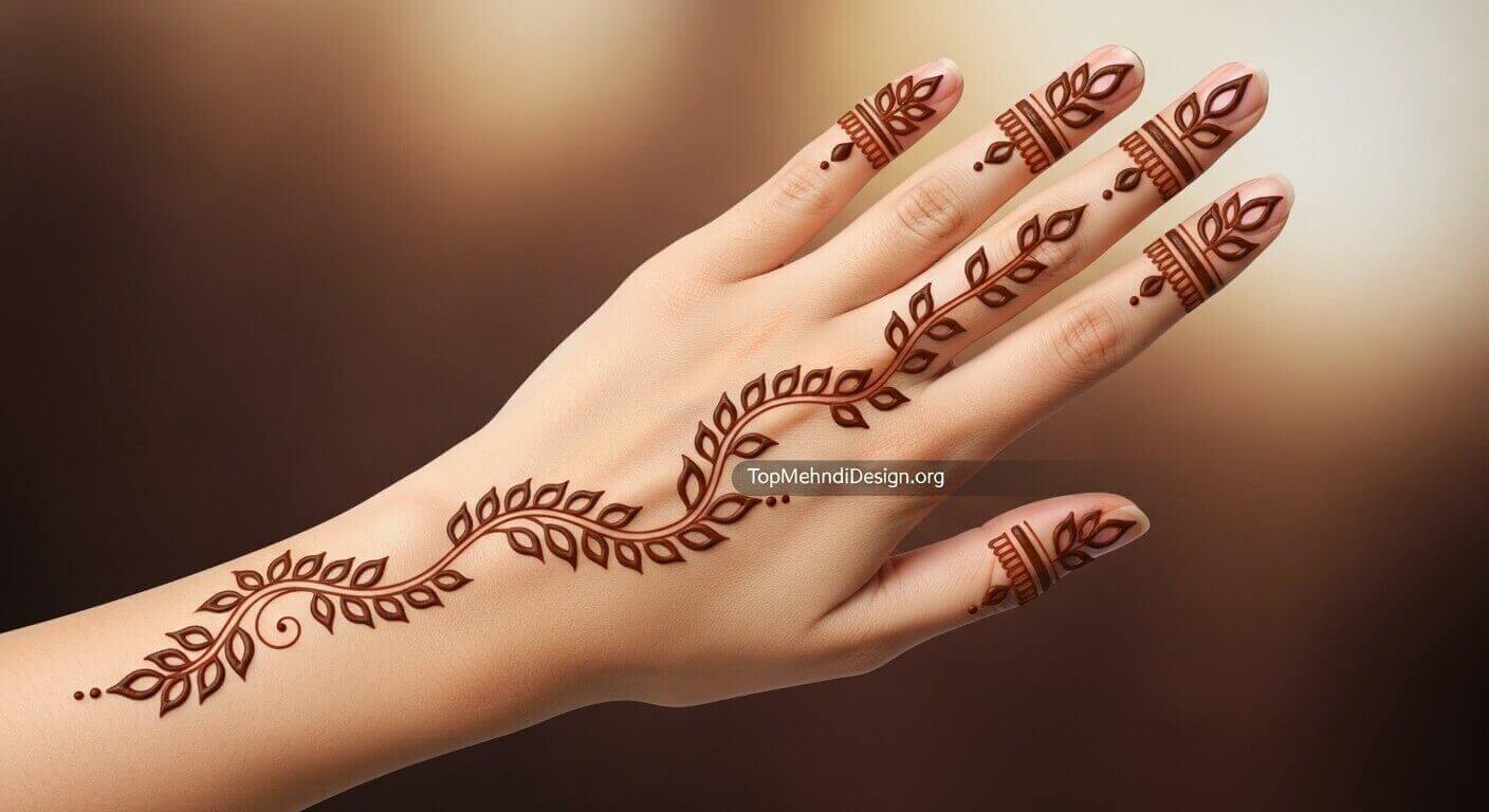 Easy Karwa Chauth Mehndi Design 2026