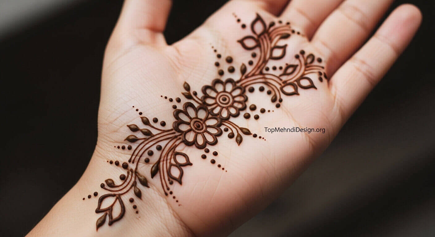 Easy Karwa Chauth Mehndi Design 2026