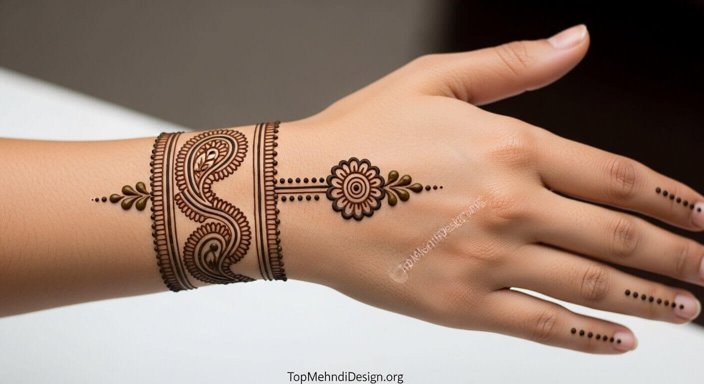 Easy Karwa Chauth Mehndi Design 2026