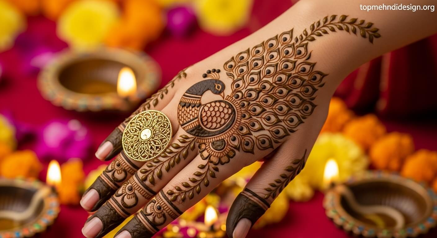Karwa Chauth Mehndi Design 2026