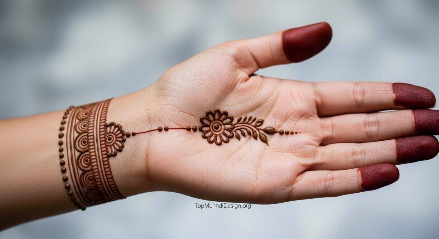 Easy Karwa Chauth Mehndi Design 2026