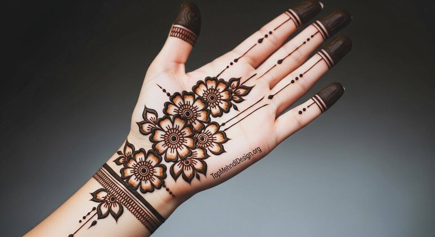 Easy Karwa Chauth Mehndi Design 2026