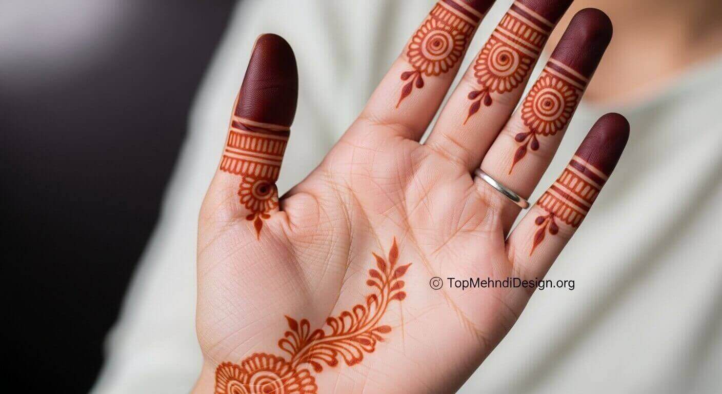 Easy Karwa Chauth Mehndi Design 2026