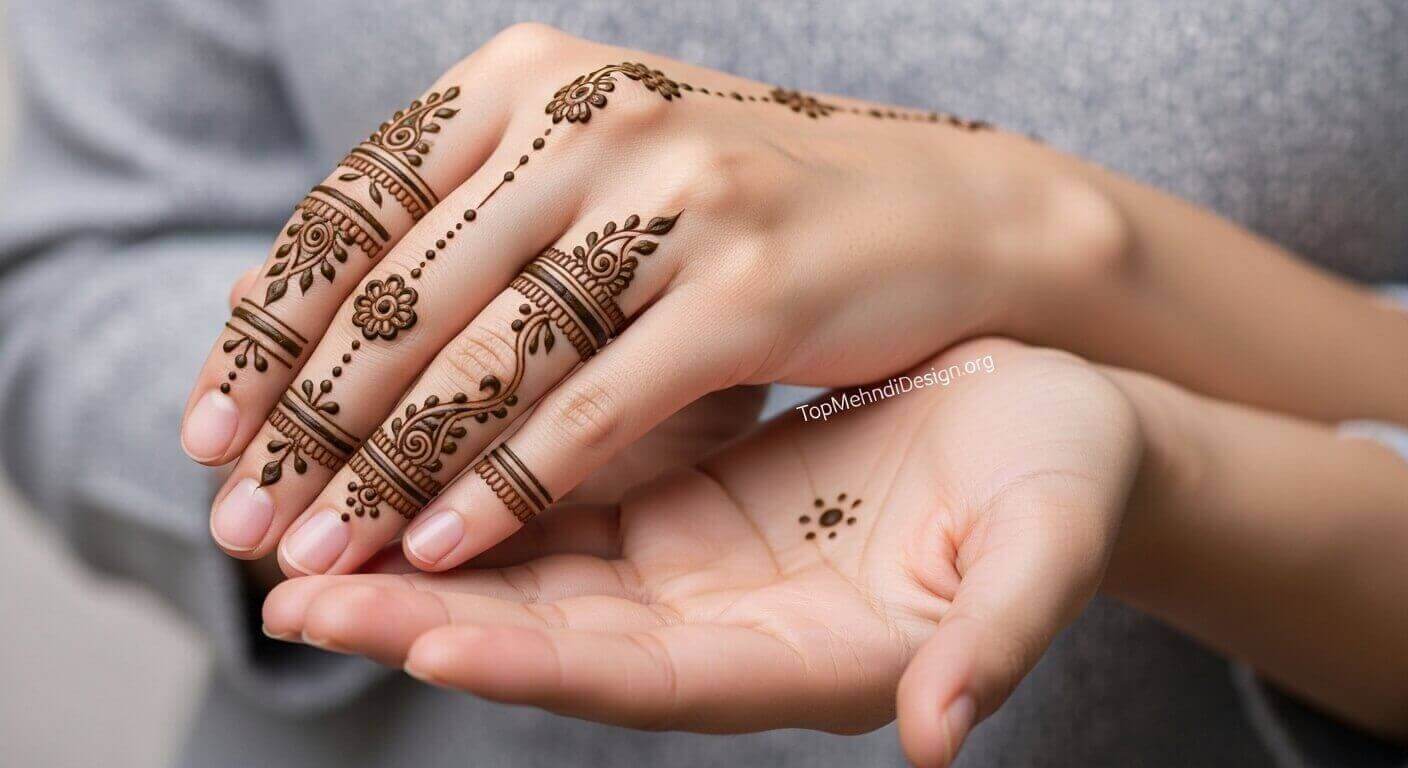 Easy Karwa Chauth Mehndi Design 2026