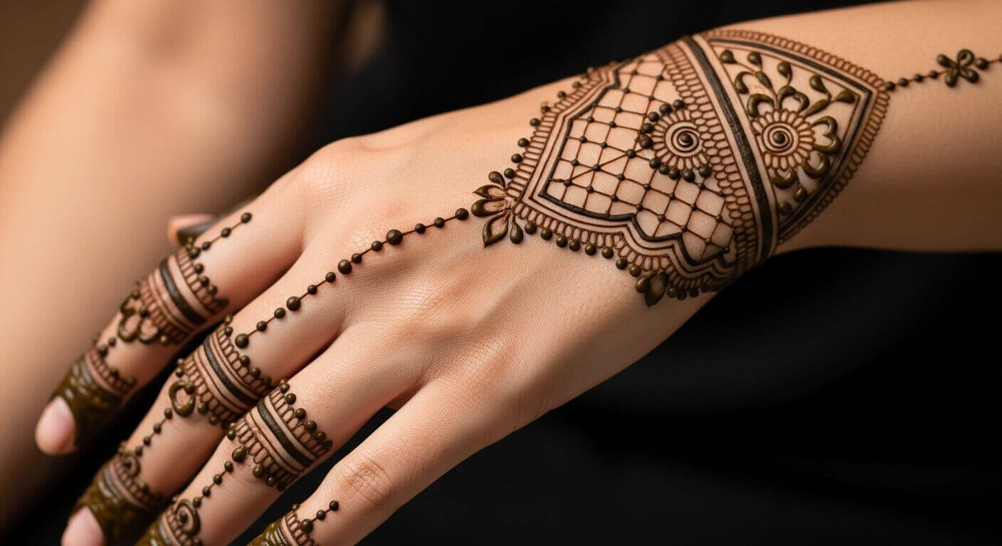 Simple Karwa Chauth Mehndi Design 2026