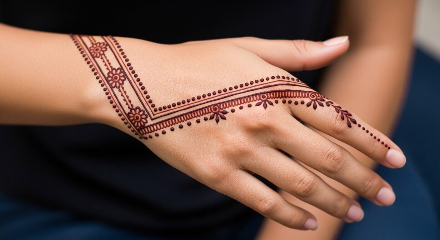 Simple Karwa Chauth Mehndi Design 2026