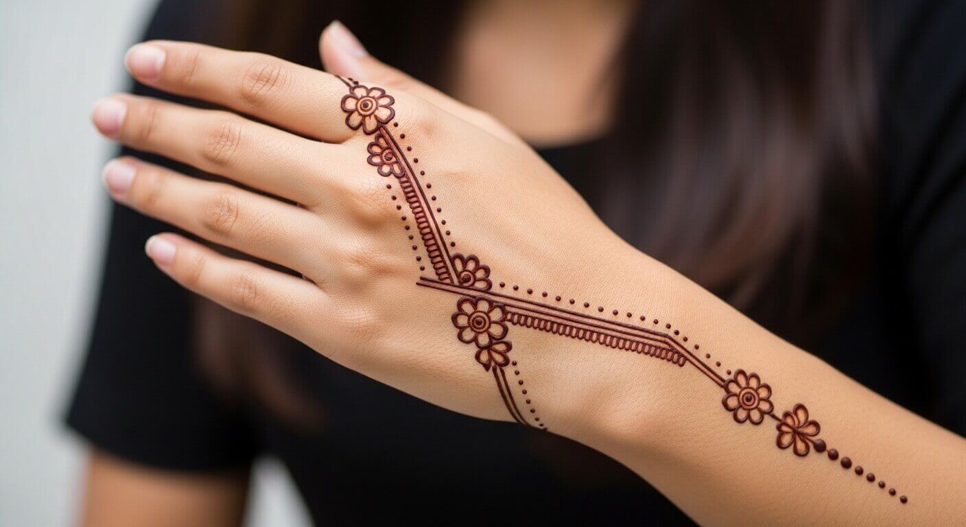 Karwa Chauth mehndi design for hands 2026