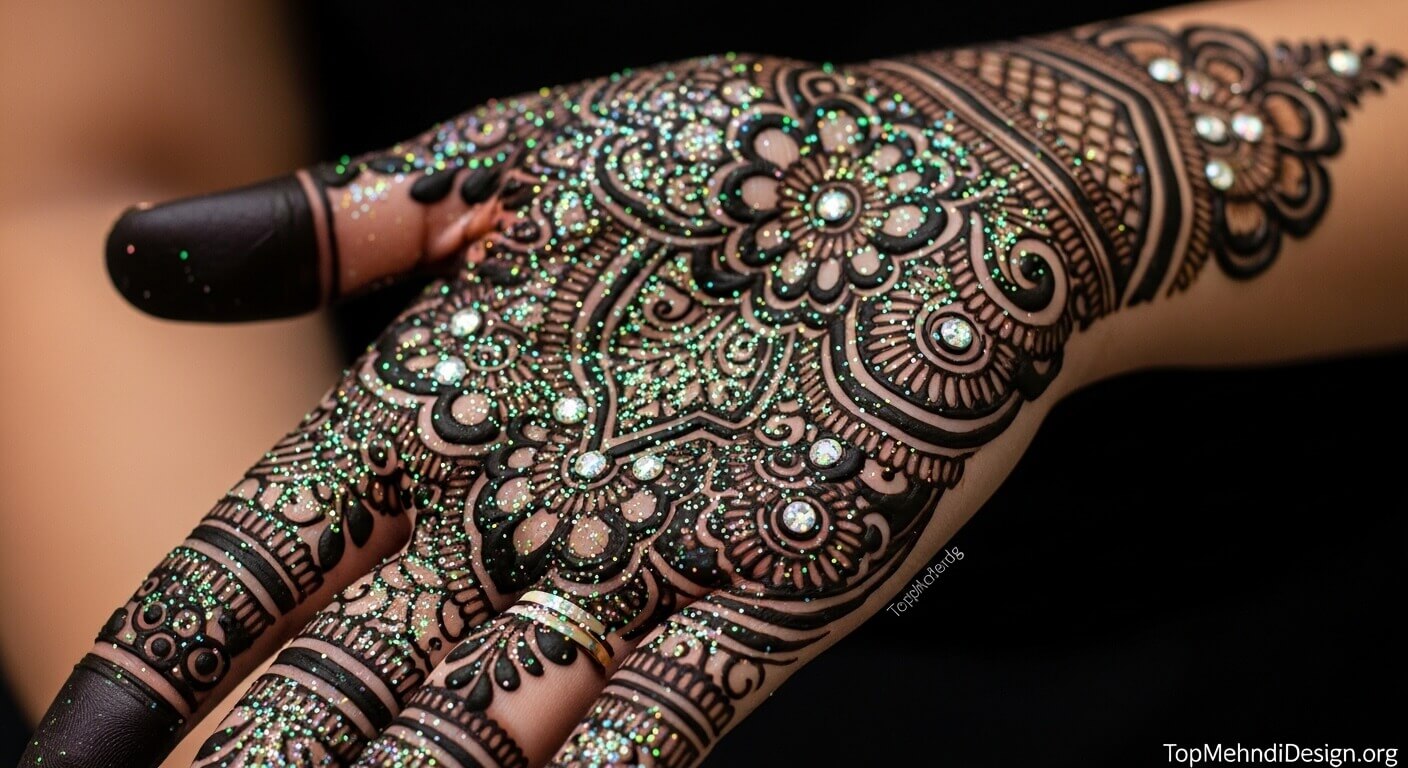 Beautiful Karwa Chauth Mehndi Design 2026