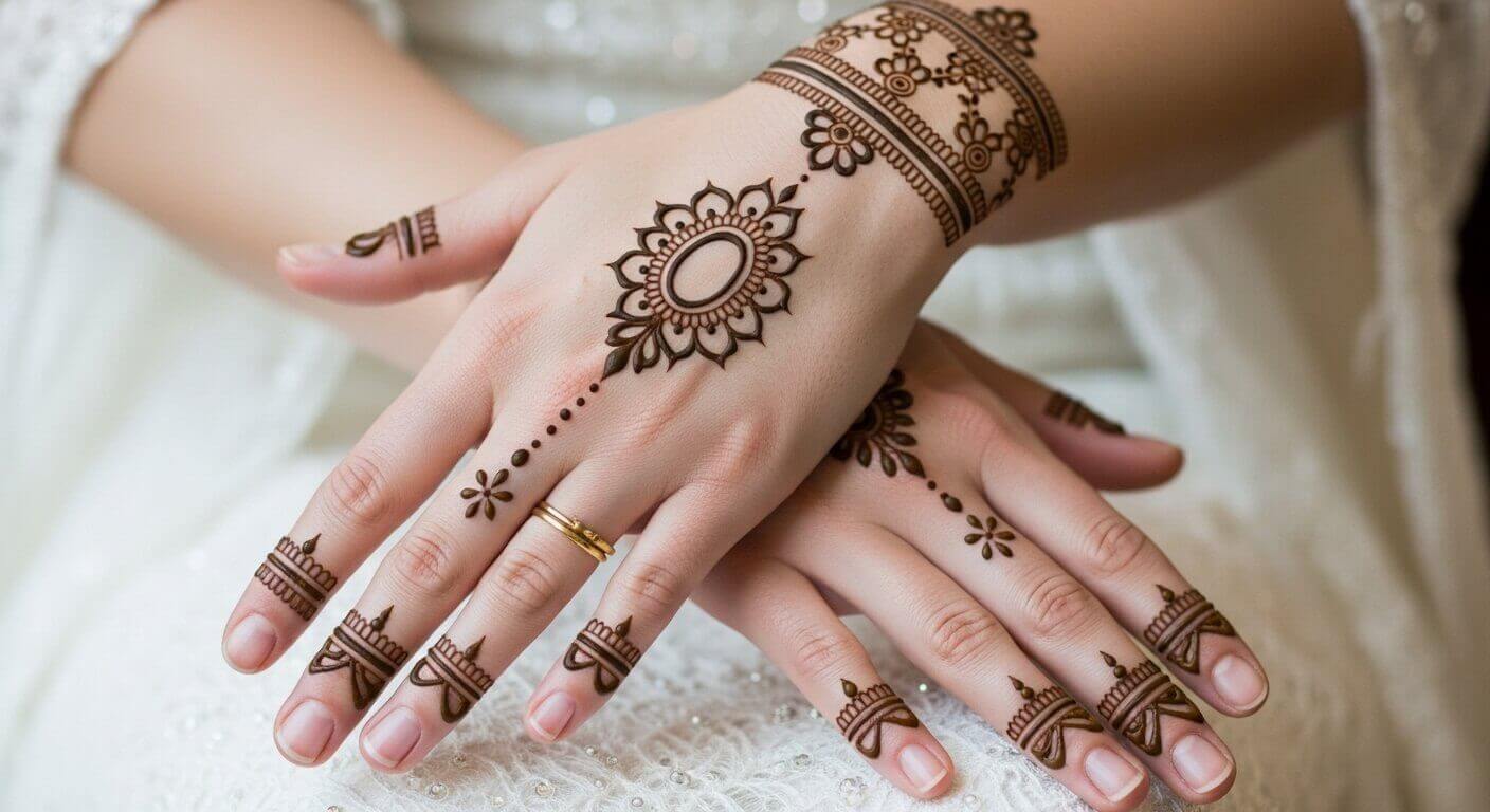 Simple Karwa Chauth Mehndi Design 2026