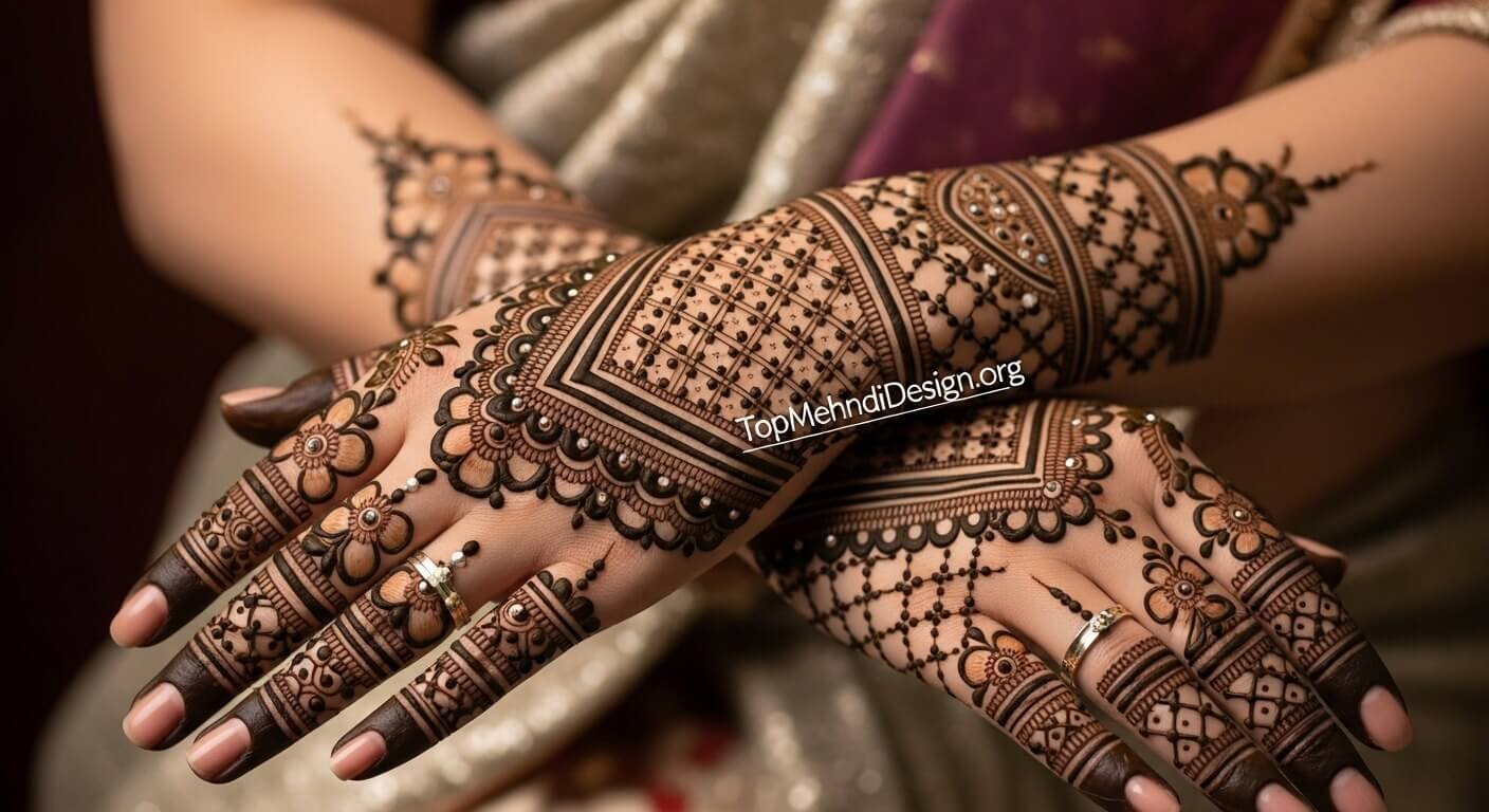 Beautiful Karwa Chauth Mehndi Design 2026