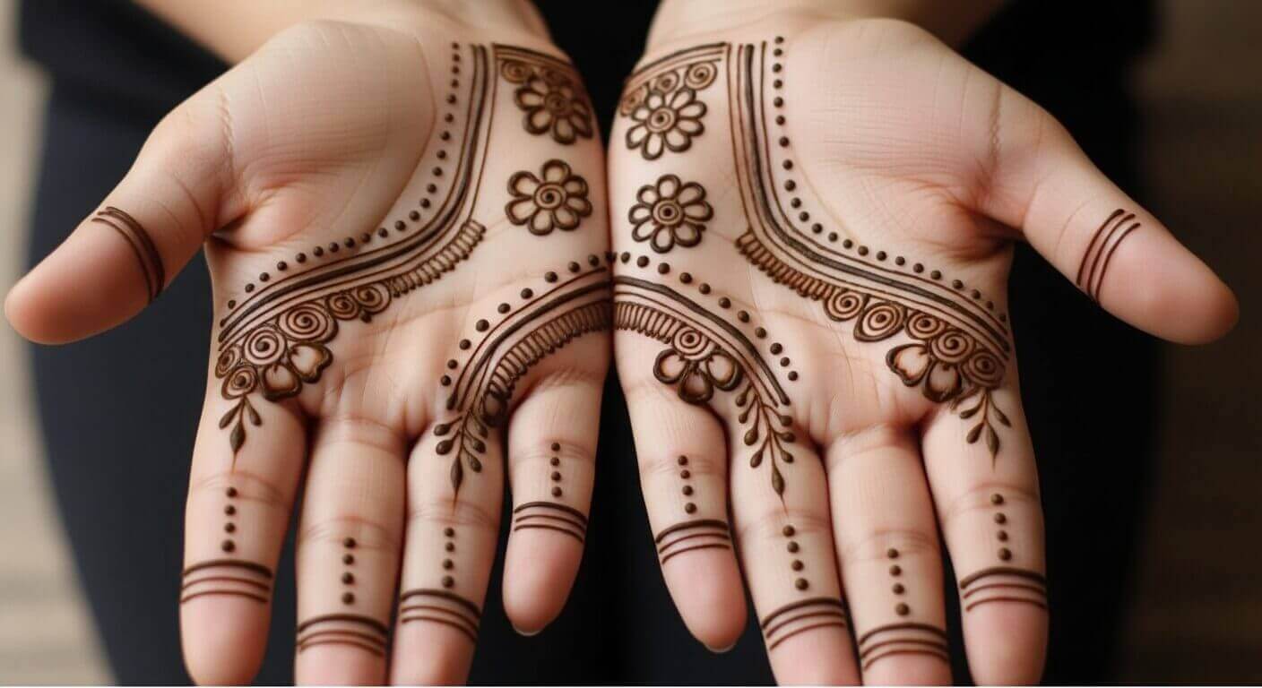 Simple Karwa Chauth Mehndi Design 2026
