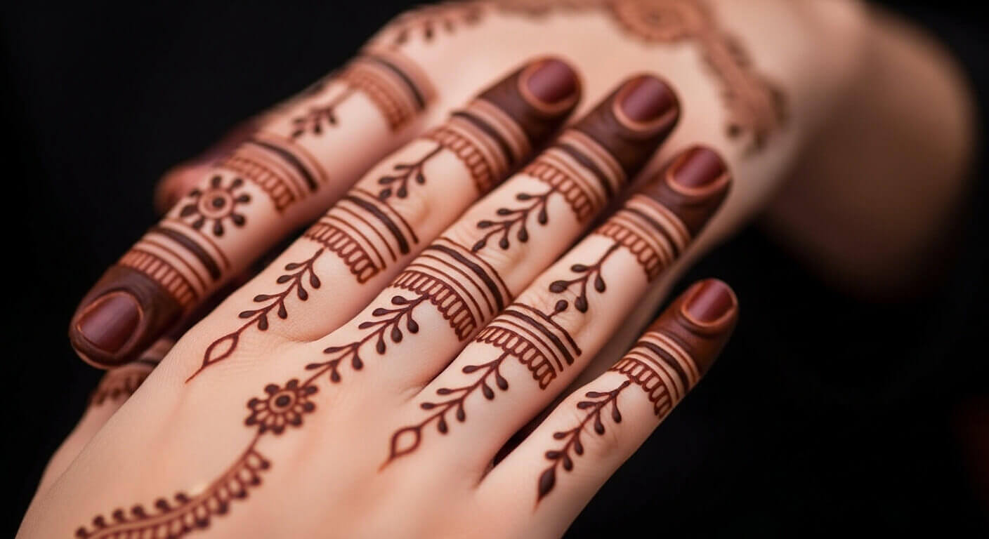 Simple Karwa Chauth Mehndi Design 2026