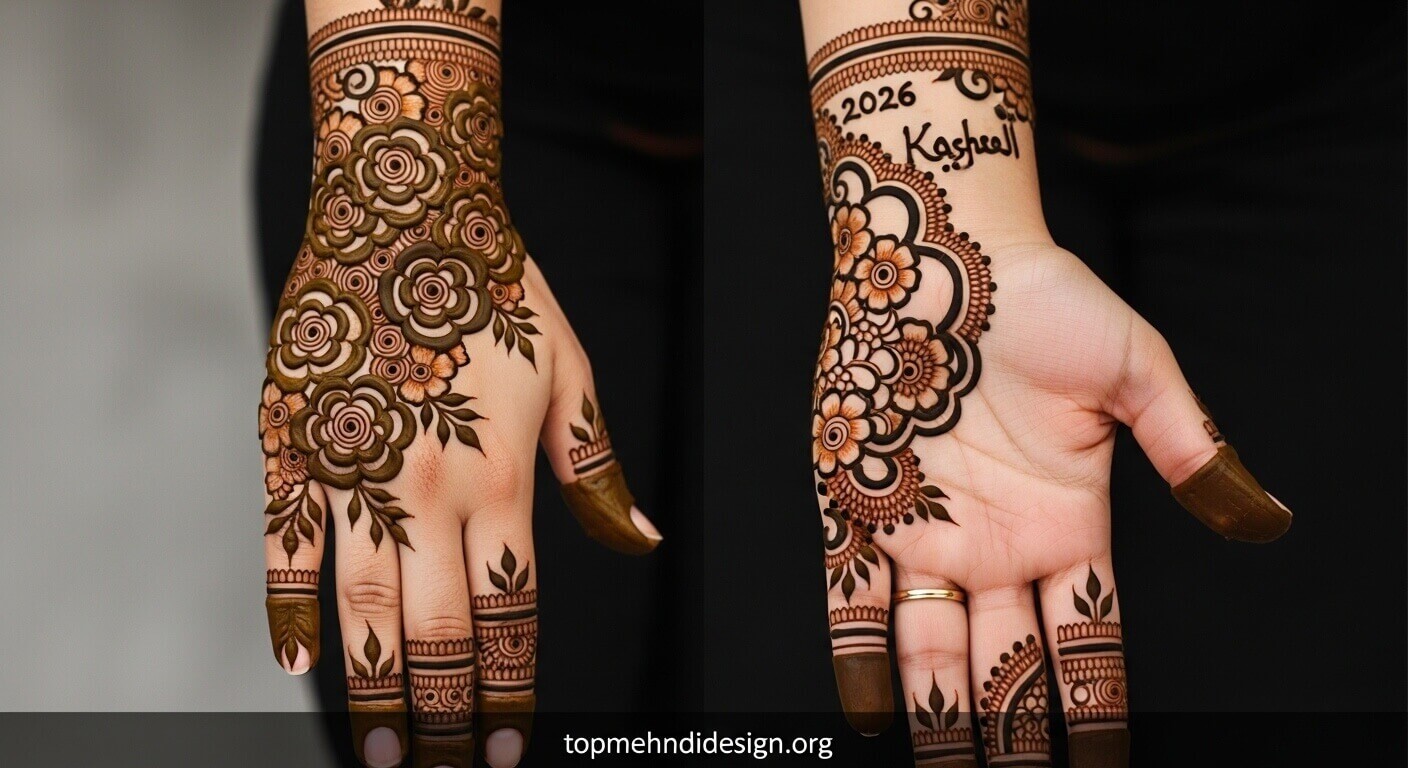 Kashees Mehndi Design 2026